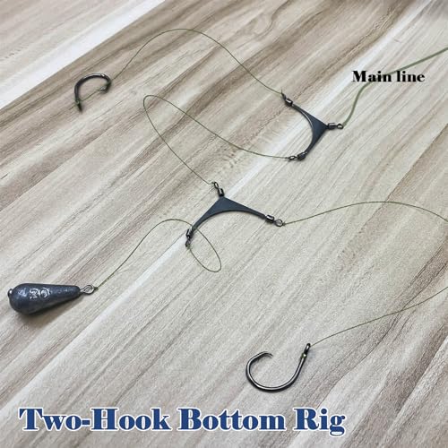 FishTrip 3-Way Fishing Swivels Set - 15 Pieces, Stainless Steel Tackle