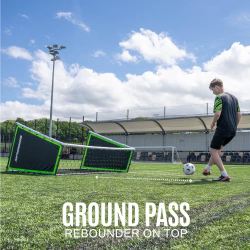 7x5' Soccer Goal and Rebounder Training Kit - Solo Practice & Skill Development