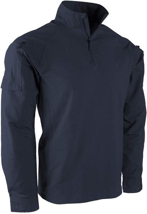 LA Police Gear Men's Combat Shirt - Lightweight Long Sleeve Tactical Uniform Shirt for Comfort