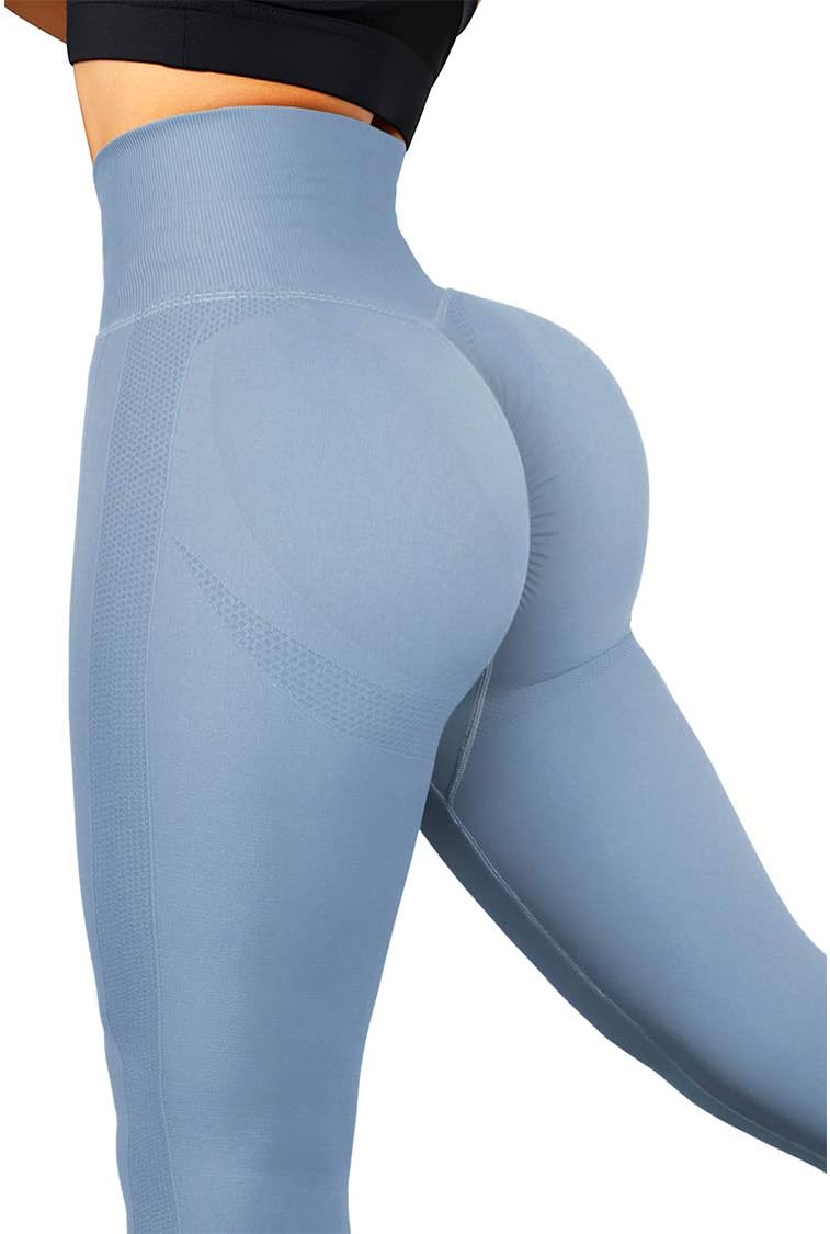 SUUKSESS Scrunch Butt Lifting Leggings - High Waisted Seamless Yoga Pants for Women