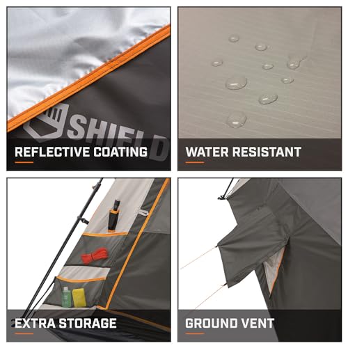 Bushnell Instant 6-Person Cabin Tents - 3-Season Family Camping & Hunting Shelter