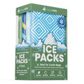 4 Pack Reusable Slim Ice Packs for Lunch Boxes - Kids' Cold Packs