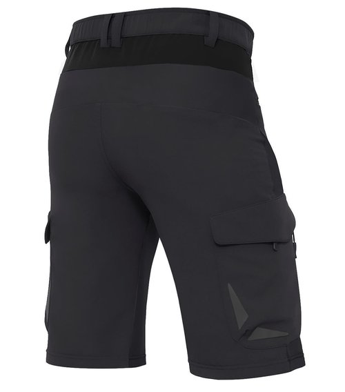 XKTTAC Men's Outdoor Quick Dry Lightweight Cargo Shorts for Hiking, Casual, Camping, Tactical, Fishing, Golf, Travel with 6 Pockets (Black, 4X-Large)