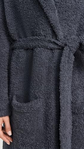 CozyChic Adult Robe - Slate Blue Lounge Wear with Pockets, Unisex