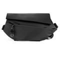 Sling Crossbody Bag for Men & Women – Expandable Waterproof Backpack Chest Bag with Magnetic Buckle for Cycling/Travel/EDC (Black, Medium)