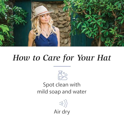 Petite Kristy Fedora Sun Hat for Women - UPF 50+ UV Protection, Packable & Adjustable