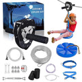 100ft Zip Line Kit for Kids & Adults - Backyard Outdoor Adventure with Removable Lion Trolley