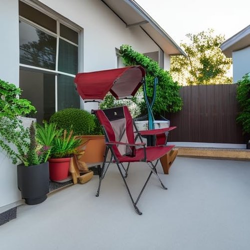 GCI Outdoor Comfort Pro Sunshade Chair - Lightweight & Portable | Cinnamon Red Color