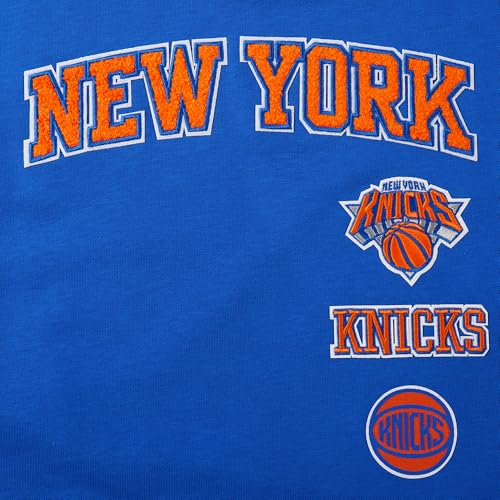 New York Knicks Pro Standard NBA Retro Crewneck Sweatshirt - XL Royal/Orange