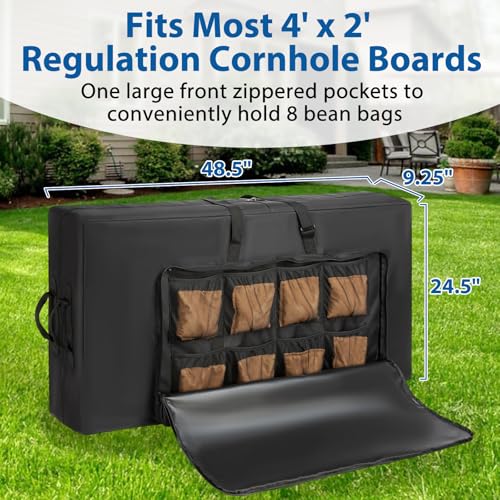 Cornhole Carrying Case Fits 4x2 Regulation Boards - Black