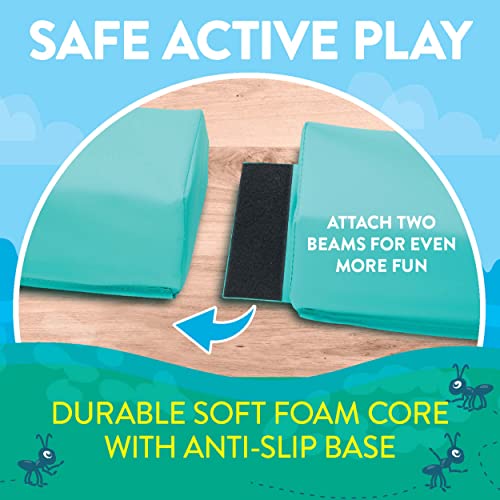 Antsy Pants 4FT Aqua Balance Beam 2-Pack - Portable Gymnastics Equipment for Kids & Adults