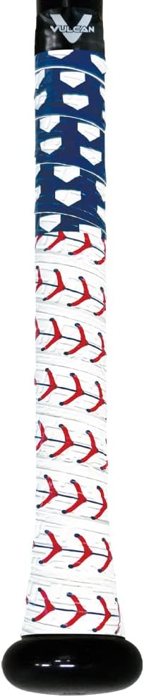Vulcan Bat Grip - 0.50mm, 1.00mm, 1.75mm | Enhance Your Baseball/Softball Game | Multiple Colors Available