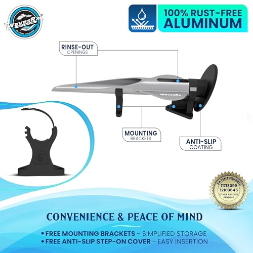 18-Inch Aluminum Beach Anchor for Boat, Kayak & Jet Ski - Ultra-Light Secure Docking