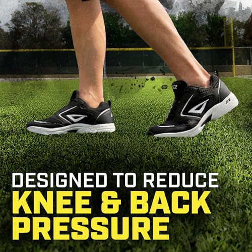 3N2 Mofo Turf Shoes for Men and Women Black 11.5 Baseball Softball Trainers