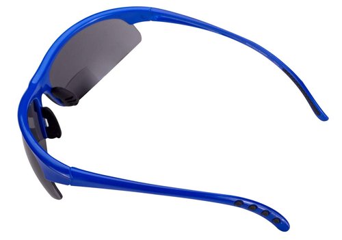 Mass Vision The Wind Breaker Sport Wrap Polarized Bifocal Sunglasses for Men and Women (Blue, 1.5)