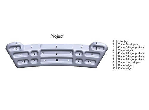 Metolius Project Training Board CNC (Black/White Swirl)