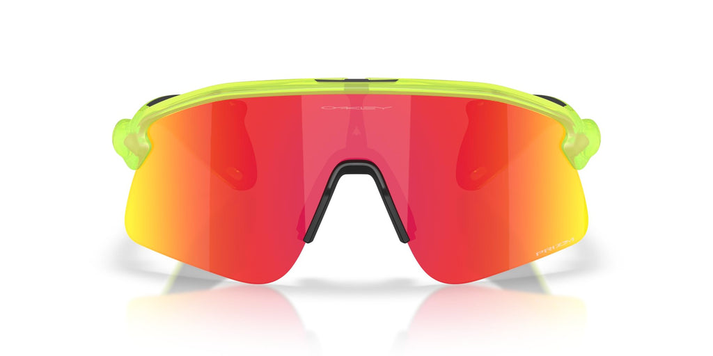 Oakley OO9518 Stunt Devil S Sunglasses, Matte Uranium/Prizm Ruby, 36 mm