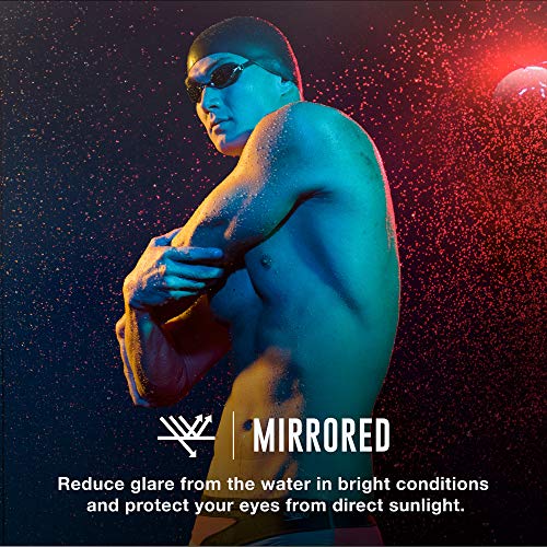 Speedo Speed Socket 2.0 Swim Goggle Black Silver Mirrored - Anti-Fog UV Protection