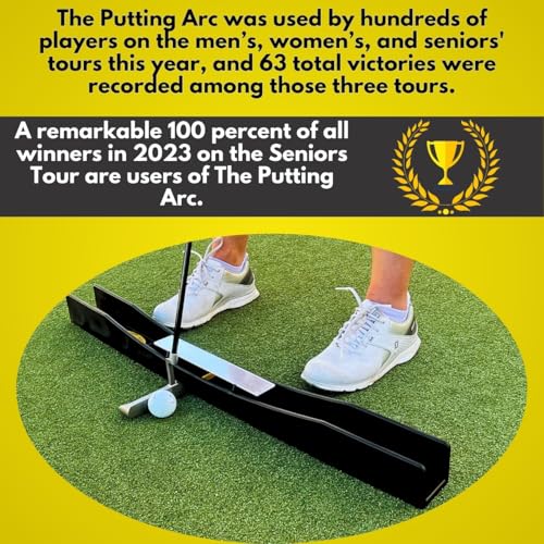 Golf Putting Arc MS3D Training Aid for Perfect Stroke Practice - Made in USA