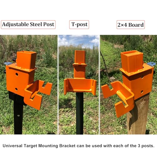 Highwild 12x20 AR500 Steel Shooting Target with Reactive Paddles & Mounting Bracket