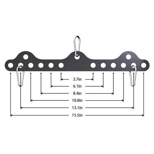 veimia LAT Pulldown Attachments, Double to Single D Handle Adaptor Plate for Neutral Grip LAT Pull Down Bar, Exercise Machine Attachments for Cable Crossover Machine for Squat Rack Home Gym