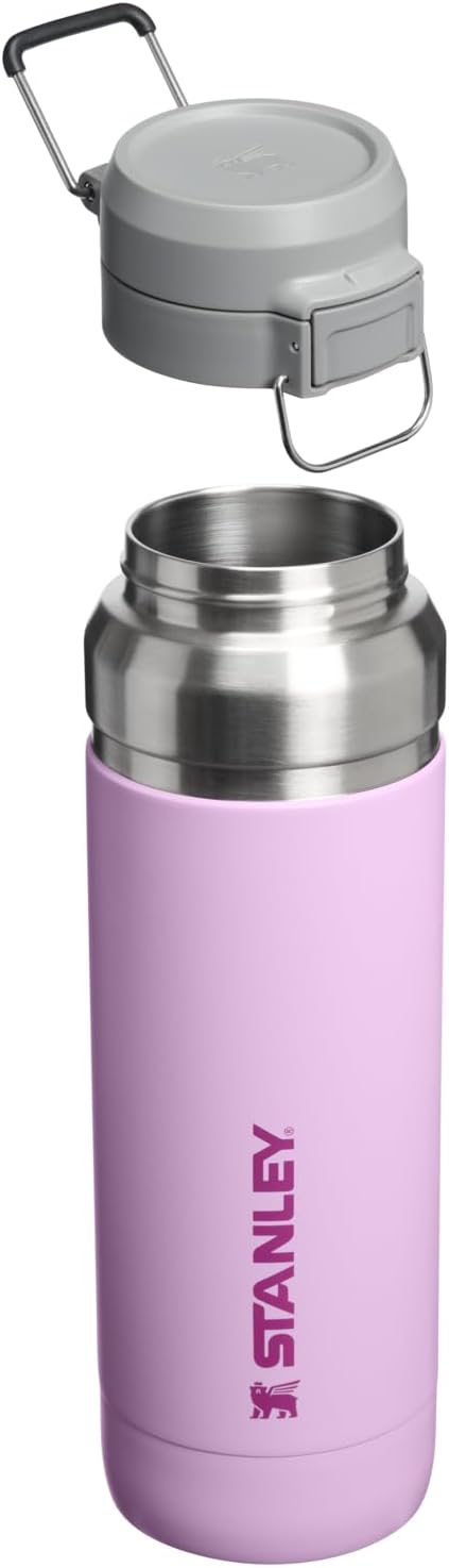 STANLEY Quick Flip GO Water Bottle 36 oz - Insulated, Leakproof & Packable | BPA-Free | Soft Orchid
