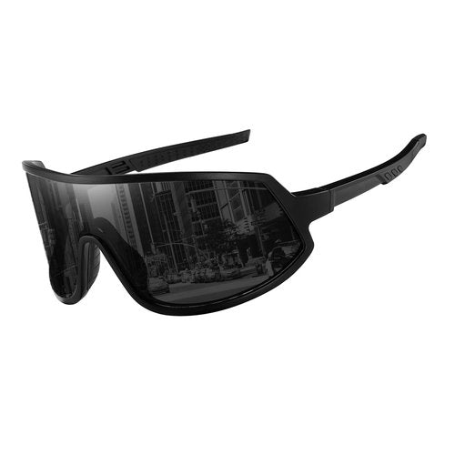 TIANYESY Sports Polarized Sunglasses for Men Women Cycling Driving Fishing Sunglasses UV Protection (Black)