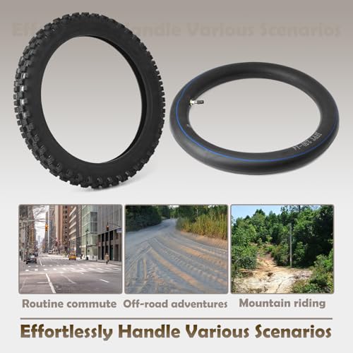 14 Inch Electric Bike Front Wheel Tire & Inner Tube Kit for Tuttio Soleil IN10