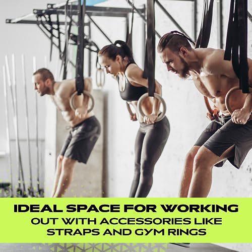 Heavy-Duty Wall Mounted Pull Up Bar 500 lb Capacity for Home Gym