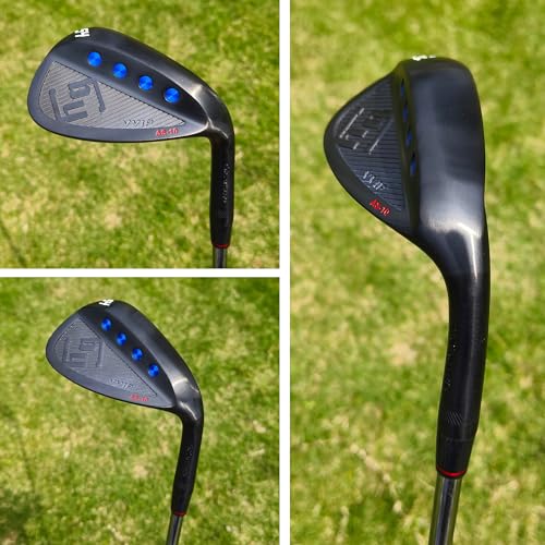 Yamato Full Face Golf Wedge Set 52°, 56°, 60° - Forged Spin Control with Full Face Grooves - Black Variation