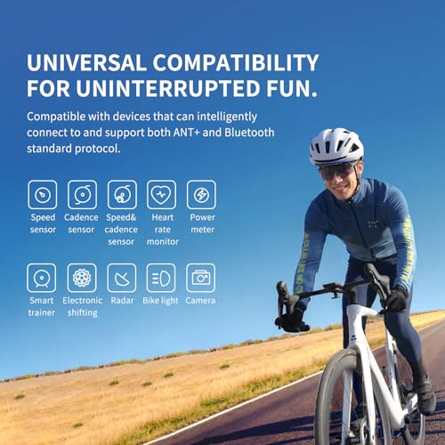 GPS Bike Computer 2.8'' Touchscreen Navigation Re-Route WiFi Waterproof
