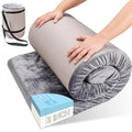75X30X3 Inch Memory Foam Camping Mattress Pad - Waterproof Non-Slip Bed for Adults