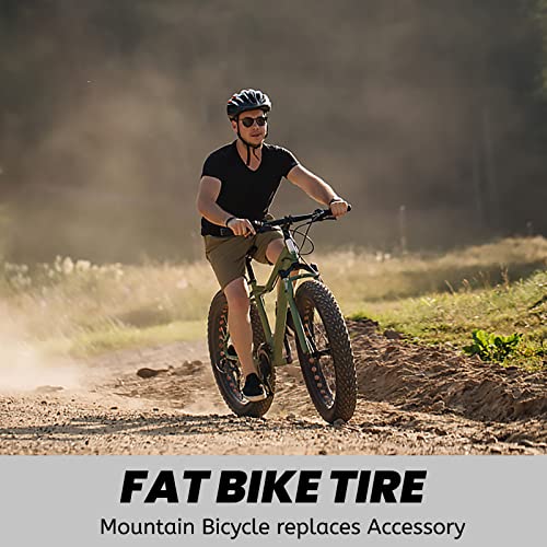 MOHEGIA 20x4.0 Fat Bike Tires & Tubes Set - 2 Pack for E-Bike, MTB, Snow, Off-Road