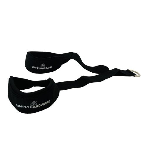Hip Flexor Training Strap | for Knees Over Toes Workout Cable Machine Attachment | Reverse Squat Strap | Foot Strap