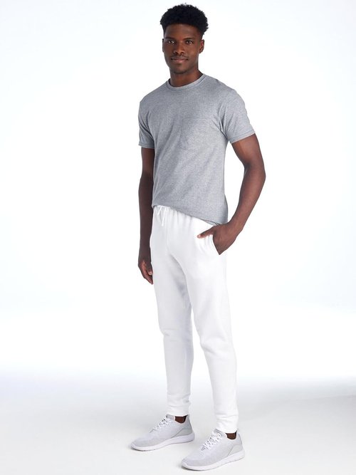 Jerzees Men's NuBlend Fleece Joggers - Relaxed Fit with Pockets | Comfortable Cotton Blend