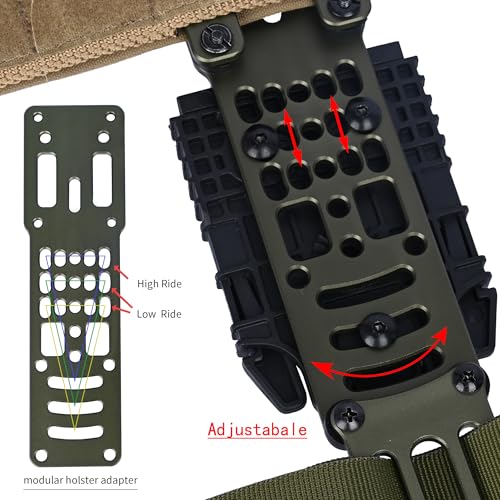 Ranger Green Drop Leg Holster Adapter Mount for QLS Kit & Modular Holsters