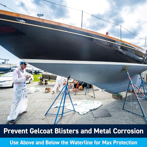 TotalBoat TotalProtect Marine Barrier Coat Epoxy Primer - White Gallon, 128 Fl Oz