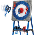 EastPoint Axe Throwing Game Set with Bristle Target & 8 Foam Axes - Backyard & Tailgate Yard Game
