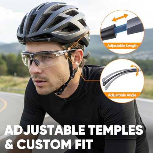 TICONN 10 Pack Anti-Fog Safety Glasses for Men & Women, Clear UV Impact-Resistant