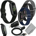 Fitness Activity Tracker with Heart Rate Sleep & Stress Monitoring - Includes 3 Watch Bands & Accessories