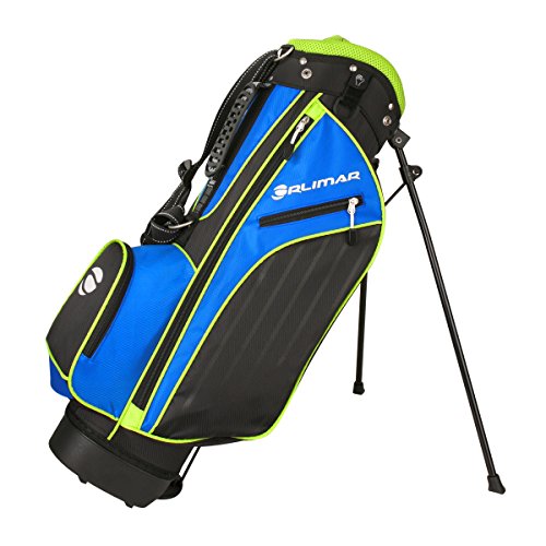 Orlimar Junior Golf Stand Bag for Boys Ages 5-8, Blue/Lime