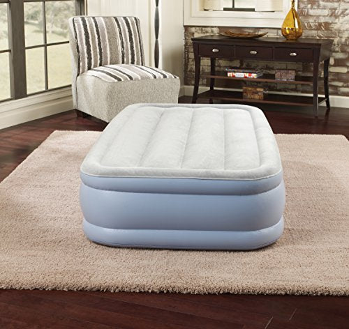 Twin Size Air Mattress with Vertical Beam Support - Guest & Camping Bed