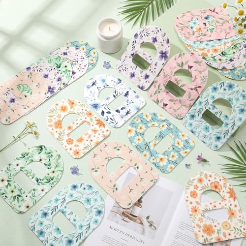 Waterproof Adhesive Patches for Omnipod 5 CGM - Floral Pattern, 32 Pack - Sweat & Water Resistant