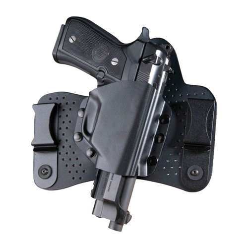 Beretta 92/96/98 Series Hybrid IWB Inside The Waistbelt Right Hand Concealed Carry Black Holster, Large (E00833)