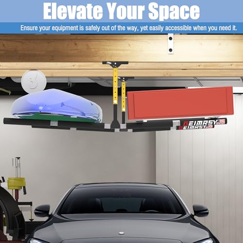 GanFindX Adjustable Ceiling Kayak Storage Rack for Garage & Watercraft