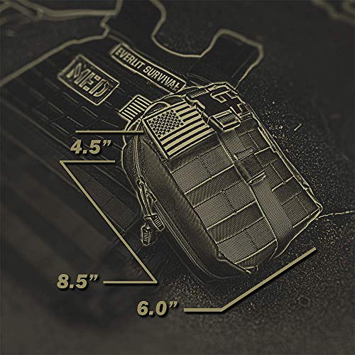 Everlit Black Camo Emergency Trauma Kit with Tourniquet & Splint