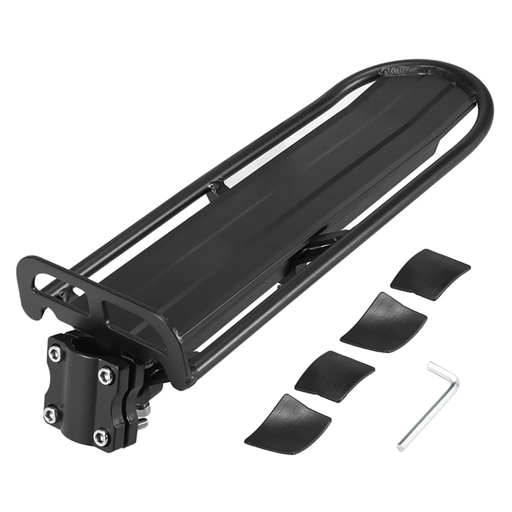 Takelablaze Bike Rear Rack Retractable Bike Luggage Cargo Rack Aluminum Alloy Bicycle Cargo Rack Mount Rear Seat Post Rack