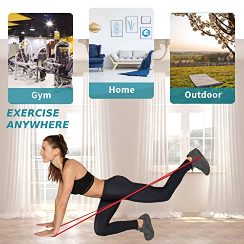 Alllvocles Resistance Band Set - Blue, Pull Up Assistance Bands for Workout & Physical Therapy