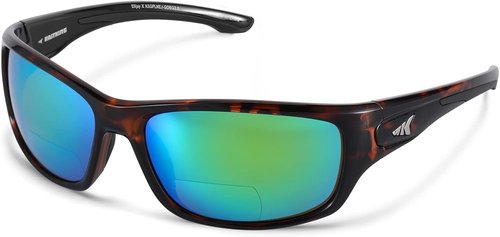 KastKing Ellijay Bifocal Polarized Sunglasses - Sport Wrap Readers with Magnifications x1.5, x2.0, x2.5
