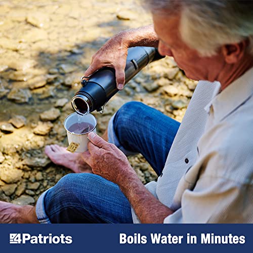 4Patriots Sun Kettle Portable Solar Water Heater 16.9 Fl Oz - Emergency & Camping